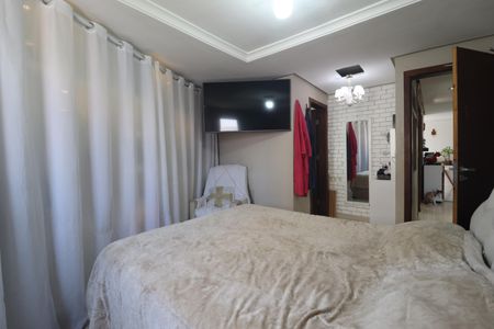 Quarto 1 suíte de apartamento à venda com 3 quartos, 80m² em Parque Itrapoã, Santo André