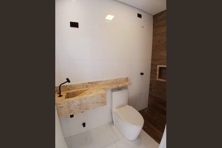 Banheiro  de casa de condomínio à venda com 3 quartos, 126m² em Parque Jaguari (Fazendinha), Santana de Parnaíba