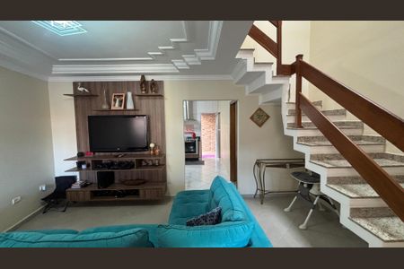 Sala de casa à venda com 3 quartos, 128m² em Santa Terezinha, Santo André