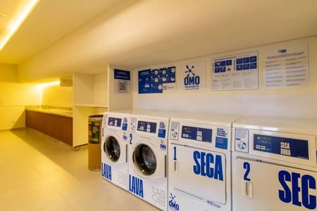 Studio para alugar com 27m², 1 quarto e sem vagaLavanderia