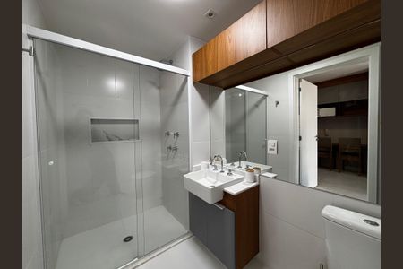 Studio para alugar com 35m², 1 quarto e sem vaga Studio para alugar com 35m², 1 quarto e sem vagaBanheiro