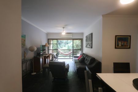 Sala de apartamento para alugar com 4 quartos, 130m² em Barra Funda, Guarujá