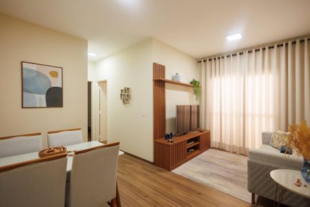 Sala de apartamento para alugar com 2 quartos, 58m² em Vila Jaboticabeira, Taubaté