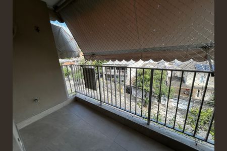 Varanda da sala de apartamento para alugar com 2 quartos, 75m² em Vila Valqueire, Rio de Janeiro