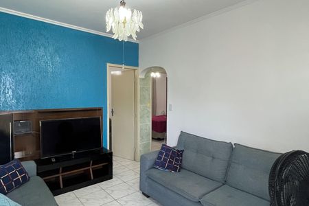 Sala de apartamento para alugar com 2 quartos, 55m² em José Menino, Santos