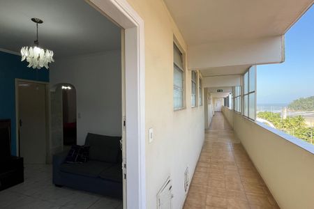 Sala de apartamento para alugar com 2 quartos, 55m² em José Menino, Santos