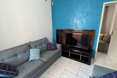 Sala de apartamento para alugar com 2 quartos, 55m² em José Menino, Santos