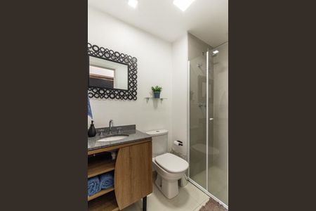 Studio para alugar com 23m², 1 quarto e 1 vaga Studio para alugar com 23m², 1 quarto e 1 vagaBanheiro
