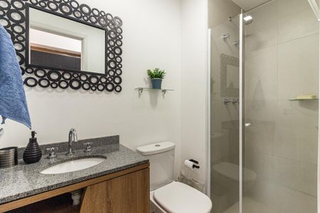 Studio para alugar com 23m², 1 quarto e 1 vaga Studio para alugar com 23m², 1 quarto e 1 vagaBanheiro