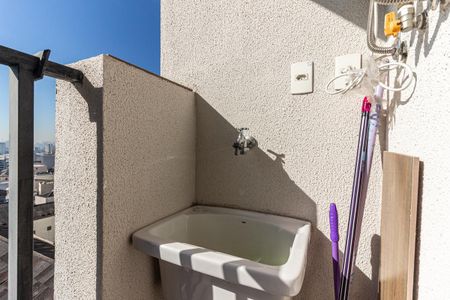 Varanda do Studio de kitnet/studio para alugar com 1 quarto, 23m² em Centro Histórico de São Paulo, São Paulo