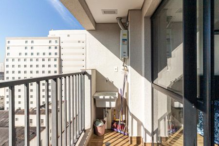 Varanda do Studio de kitnet/studio para alugar com 1 quarto, 23m² em Centro Histórico de São Paulo, São Paulo
