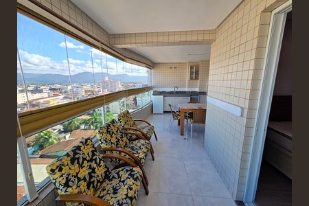 Varanda de apartamento para alugar com 3 quartos, 120m² em Aviação, Praia Grande