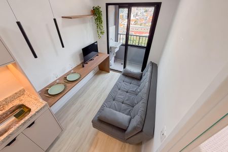 Apartamento para alugar com 28m², 1 quarto e sem vagaSala
