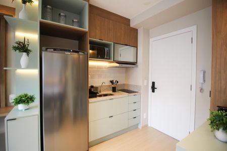 Studio para alugar com 25m², 1 quarto e sem vagaCozinha