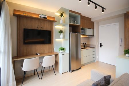 Studio para alugar com 25m², 1 quarto e sem vagaSuíte 