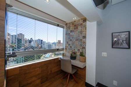 VARANDA de apartamento à venda com 3 quartos, 87m² em Buritis, Belo Horizonte