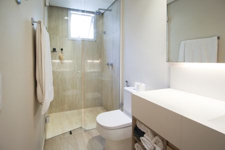 Apartamento para alugar com 105m², 2 quartos e sem vaga Apartamento para alugar com 105m², 2 quartos e sem vagaBanheiro da Suíte