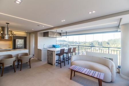 Sala  de apartamento à venda com 3 quartos, 119m² em Centro Comercial Jubran, Barueri