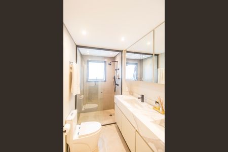 Apartamento à venda com 119m², 3 quartos e 2 vagasBanheiro da Suíte