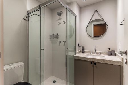 Casa de condomínio para alugar com 35m², 1 quarto e sem vagaBanheiro