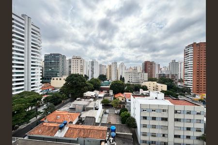 Vista de apartamento à venda com 2 quartos, 70m² em Indianópolis, São Paulo