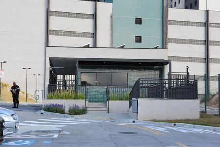 fachada da portaria de apartamento à venda com 2 quartos, 58m² em Vila Progresso, Jundiaí