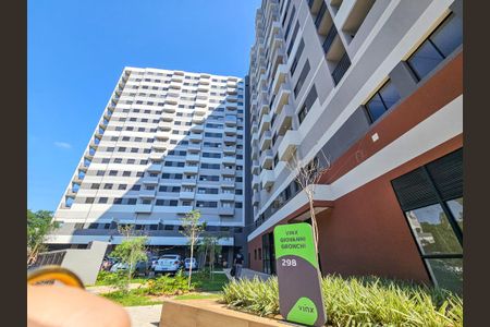 Apartamento para alugar com 38m², 2 quartos e sem vagaFachada e portaria