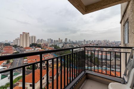Varanda da Sala de apartamento para alugar com 1 quarto, 46m² em Vila Basileia, São Paulo