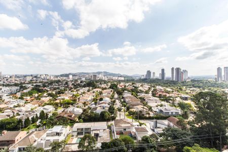 Vista da Varanda de apartamento à venda com 1 quarto, 52m² em Alphaville Industrial, Barueri