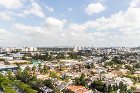 Vista da Varanda de apartamento à venda com 1 quarto, 52m² em Alphaville Industrial, Barueri