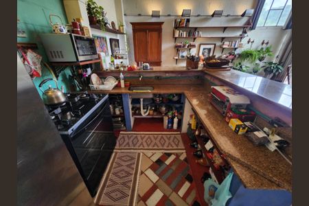 Cozinha  de casa à venda com 4 quartos, 320m² em Cosme Velho, Rio de Janeiro
