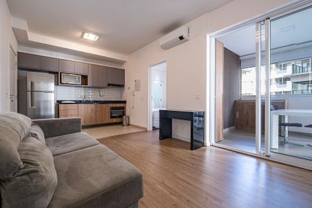 Sala/Cozinha de apartamento para alugar com 1 quarto, 50m² em Sumaré, São Paulo