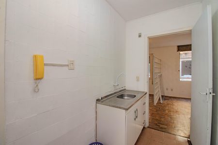 Cozinha e Área de Serviço de kitnet/studio à venda com 1 quarto, 35m² em Petrópolis, Porto Alegre