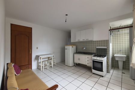 Sala de apartamento para alugar com 1 quarto, 34m² em Vila Caiçara, Praia Grande