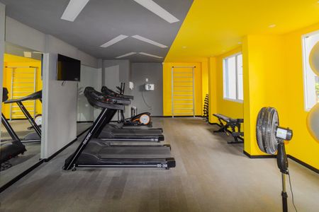 Apartamento à venda com 34m², 2 quartos e sem vaga Apartamento à venda com 34m², 2 quartos e sem vagaÁrea comum - Academia