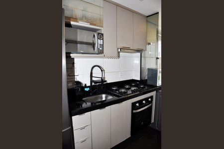Apartamento para alugar com 44m², 2 quartos e 1 vagaDetalhe - Cozinha Americana com Área de Serviço