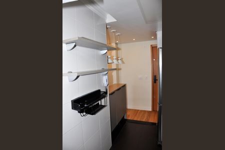 Apartamento para alugar com 44m², 2 quartos e 1 vagaDetalhe - Cozinha Americana com Área de Serviço