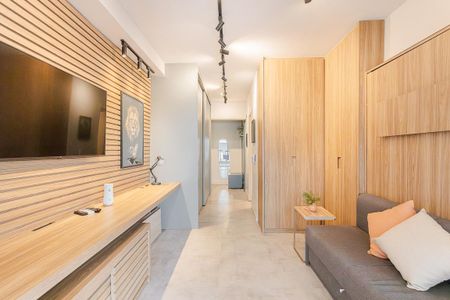 Studio para alugar com 38m², 1 quarto e 1 vaga Studio para alugar com 38m², 1 quarto e 1 vagaQuarto