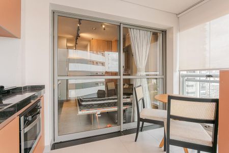 Studio para alugar com 38m², 1 quarto e 1 vaga Studio para alugar com 38m², 1 quarto e 1 vagaVaranda gourmet