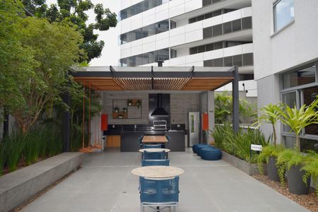 Studio para alugar com 37m², 1 quarto e 1 vagaChurrasqueira