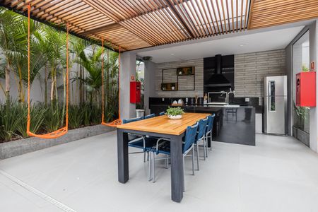 Studio para alugar com 38m², 1 quarto e 1 vagaChurrasqueira