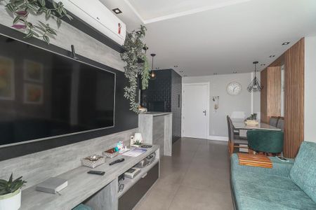 Sala de apartamento à venda com 2 quartos, 60m² em São Sebastião, Porto Alegre
