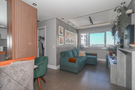 Sala de apartamento à venda com 2 quartos, 60m² em São Sebastião, Porto Alegre