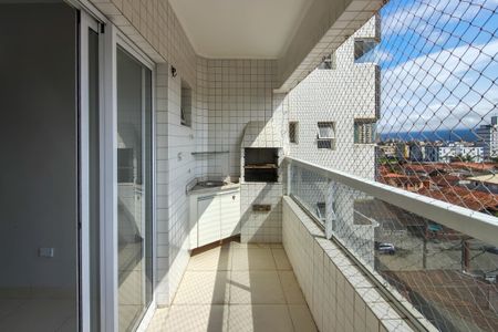 Sacada  de apartamento para alugar com 1 quarto, 70m² em Guilhermina, Praia Grande