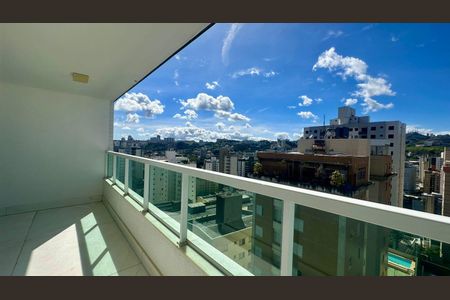 Varanda  de apartamento à venda com 4 quartos, 140m² em Buritis, Belo Horizonte