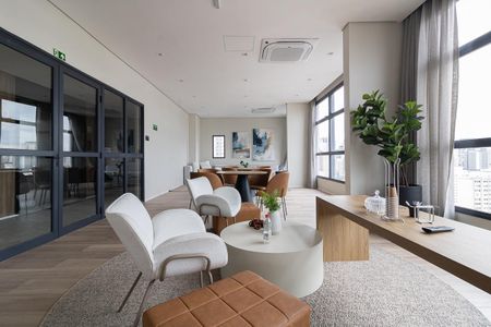 Apartamento para alugar com 27m², 1 quarto e sem vaga Apartamento para alugar com 27m², 1 quarto e sem vagaÁrea comum - Salão de festas