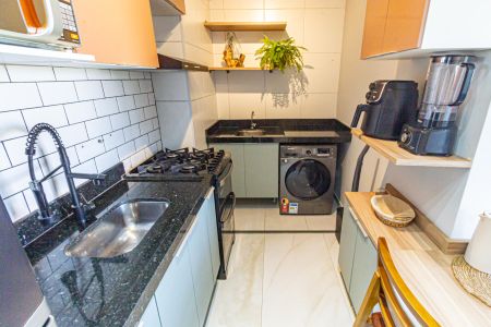 Apartamento para alugar com 37m², 2 quartos e sem vaga Apartamento para alugar com 37m², 2 quartos e sem vagaCozinha e Área de Serviço