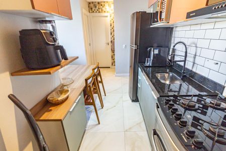 Apartamento para alugar com 37m², 2 quartos e sem vaga Apartamento para alugar com 37m², 2 quartos e sem vagaCozinha e Área de Serviço