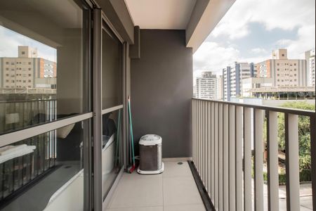 Varanda de kitnet/studio para alugar com 1 quarto, 22m² em Vila Clementino, São Paulo