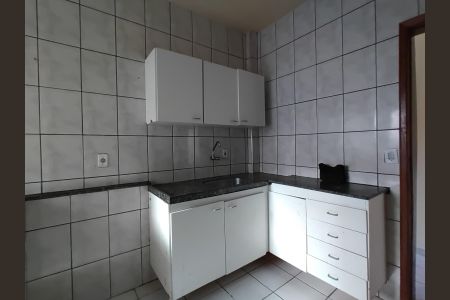 Cozinha de apartamento para alugar com 2 quartos, 48m² em Segismundo Pereira, Uberlândia